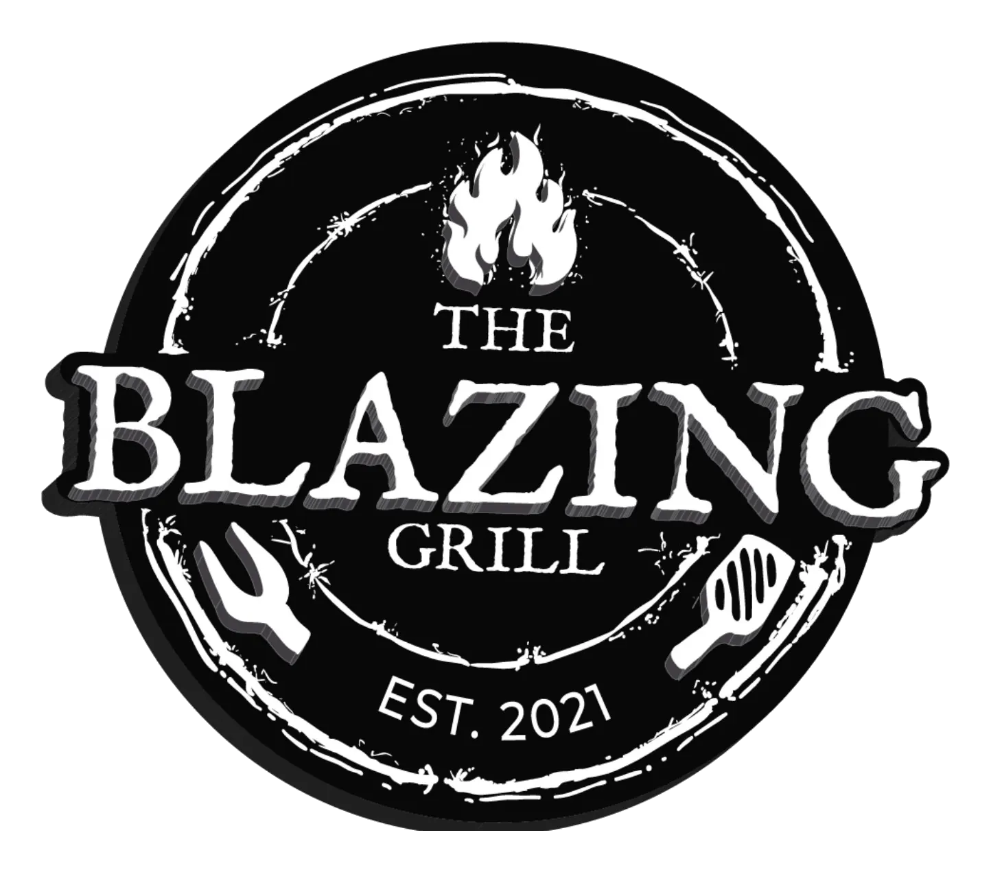The Blazing Grill logo